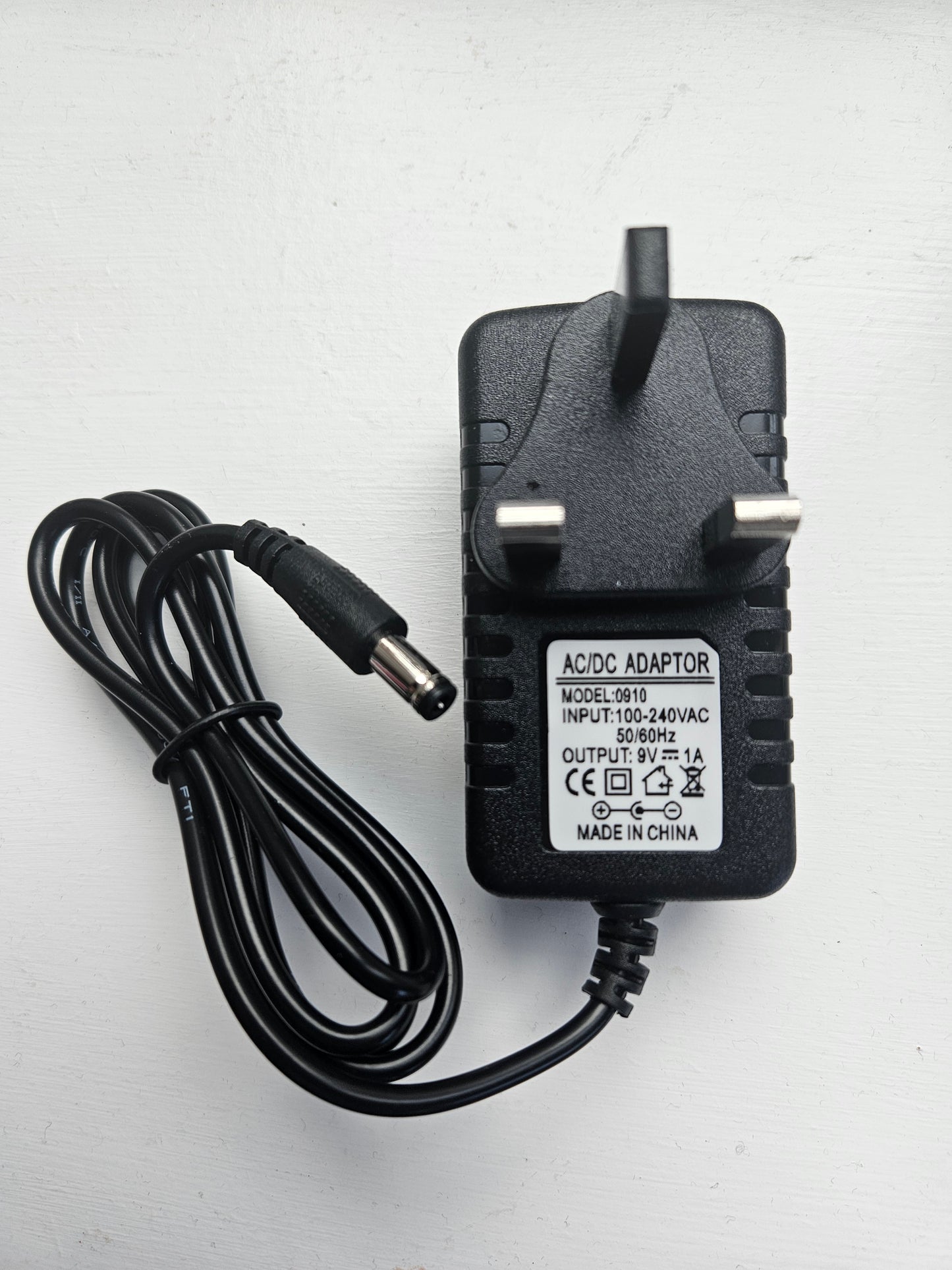 9V 1A Power supply - Centre Negative