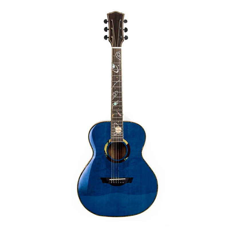 High Quality 36/40/41-Inch Acoustic Guitar Spruce-Sawn Solid Wood Folk-Style Qlossy Wholesale Price High Quality Guitar-6