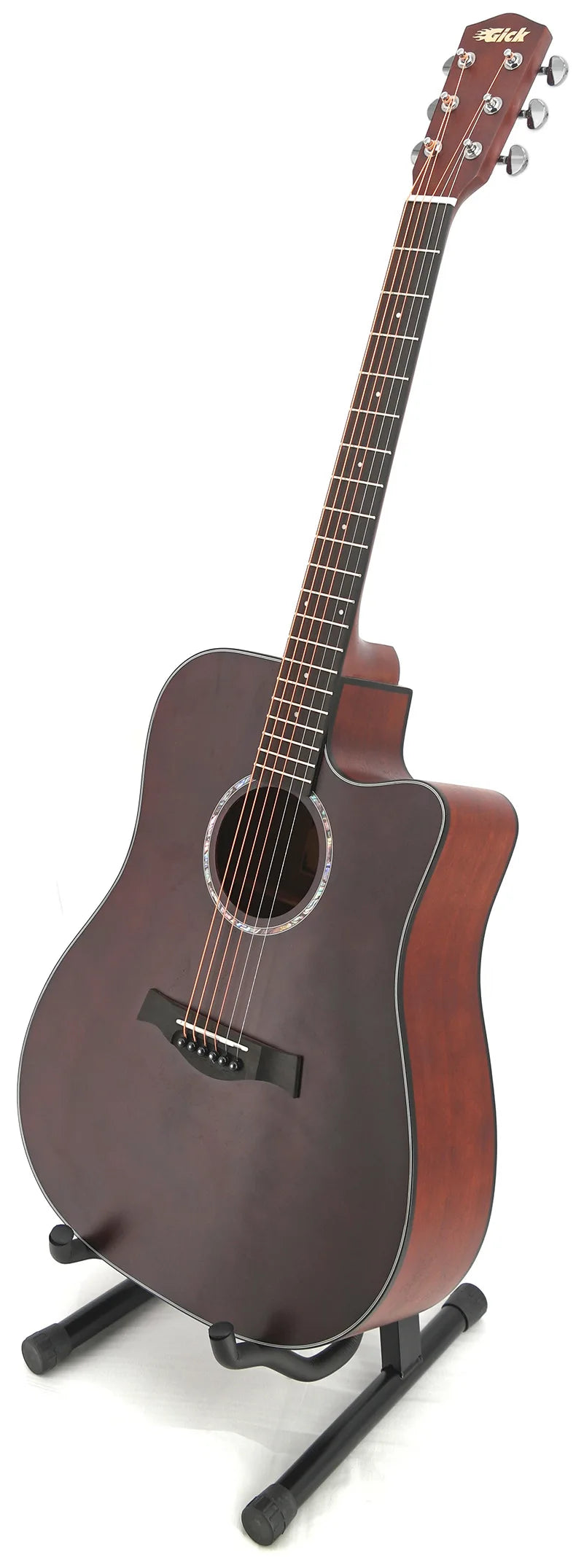 High Quality Spruce Mahogany Solid Body Acoustic Guitar  41 Inch Guitar-6