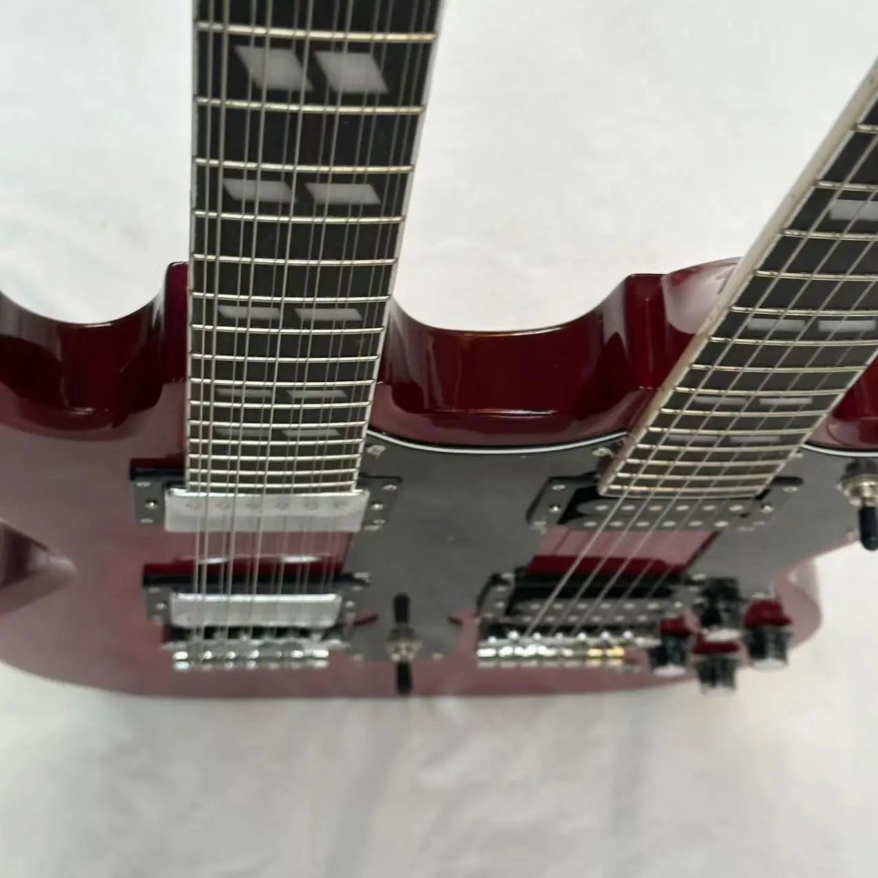 Good Quality Double Neck Explore.r Electric Guitar & Double Neck SG-4