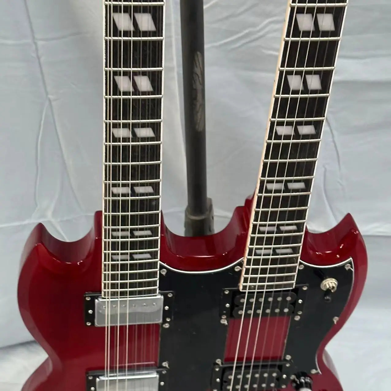 Good Quality Double Neck Explore.r Electric Guitar & Double Neck SG-1