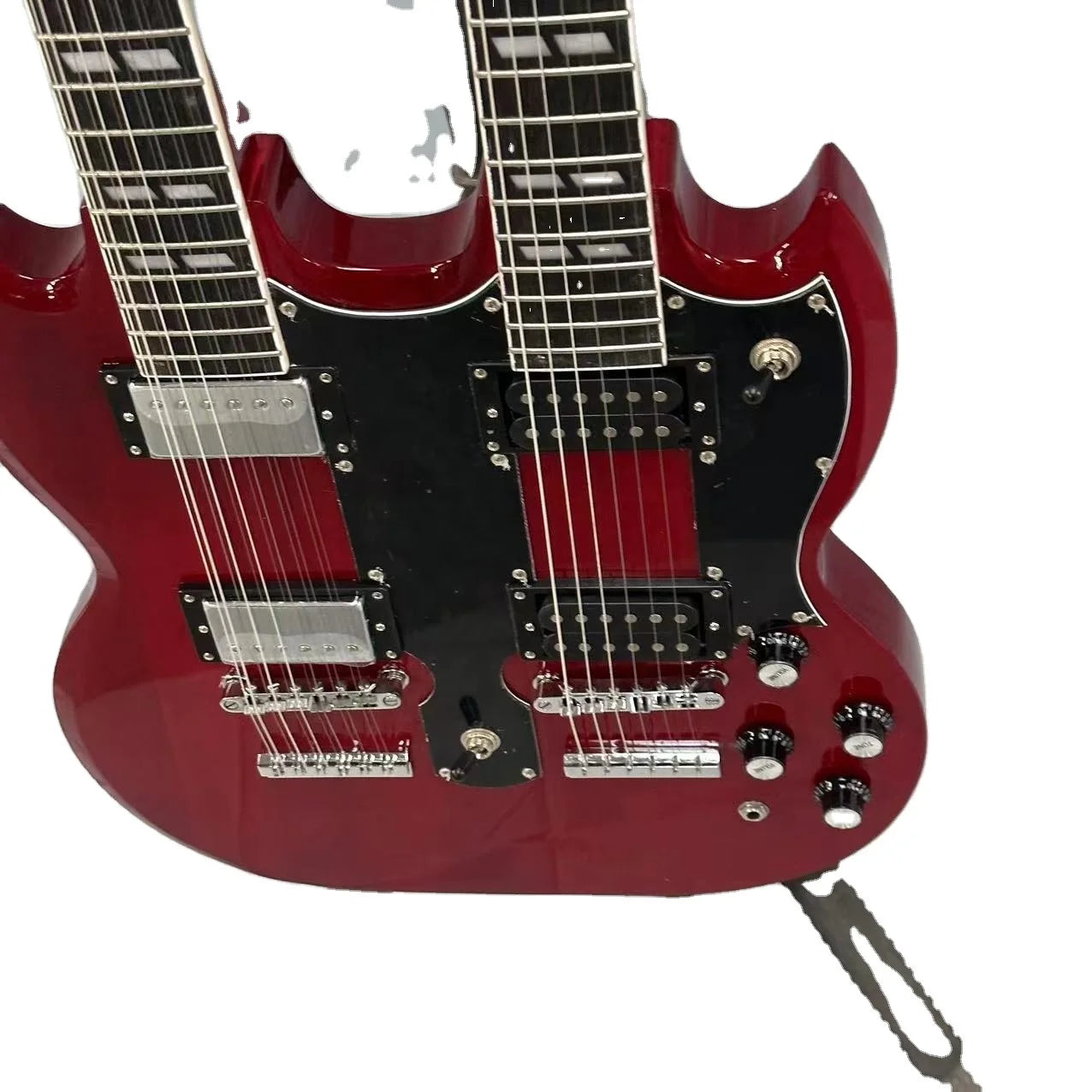 Good Quality Double Neck Explore.r Electric Guitar & Double Neck SG-6