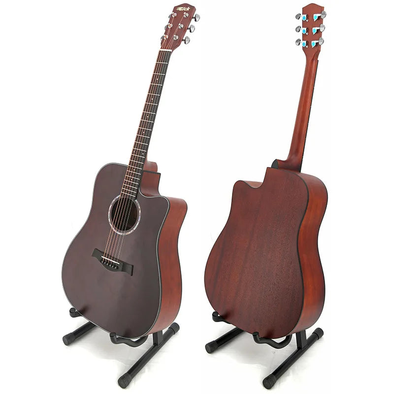High Quality Spruce Mahogany Solid Body Acoustic Guitar  41 Inch Guitar-2