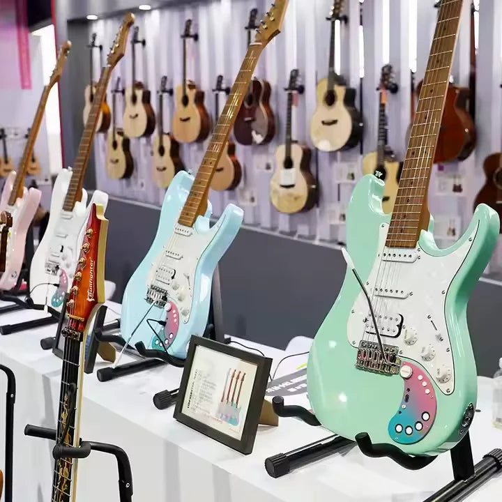 D-160SE Customize Guitar Electric High Quality Cheap Stringed Instrument Electric Manufacturers Pink Electric Guitar-4
