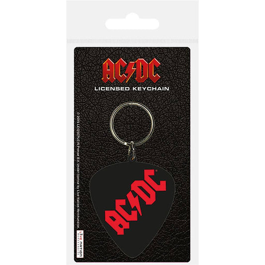 AC/DC Plectrum Key Ring