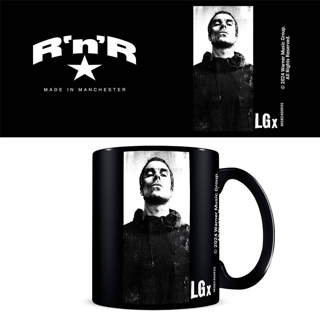 Liam Gallagher (Rnr) Black Mug