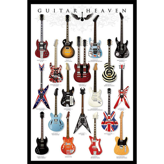Guitar Heaven Canvas Art 85x120cm