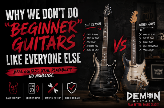 Why We Don’t Do “Beginner” Guitars Like Everyone Else.