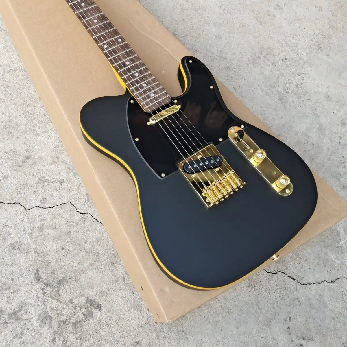 High Quality Black TL Electric Guitar 39 Inch Bass Guitar   Classical with Gloss  Wholesale From Factory-4